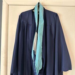 Revolution Navy Blue Graduation Gown